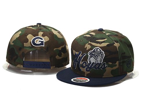 NCAA Georgetown Z Snapback Hat #09